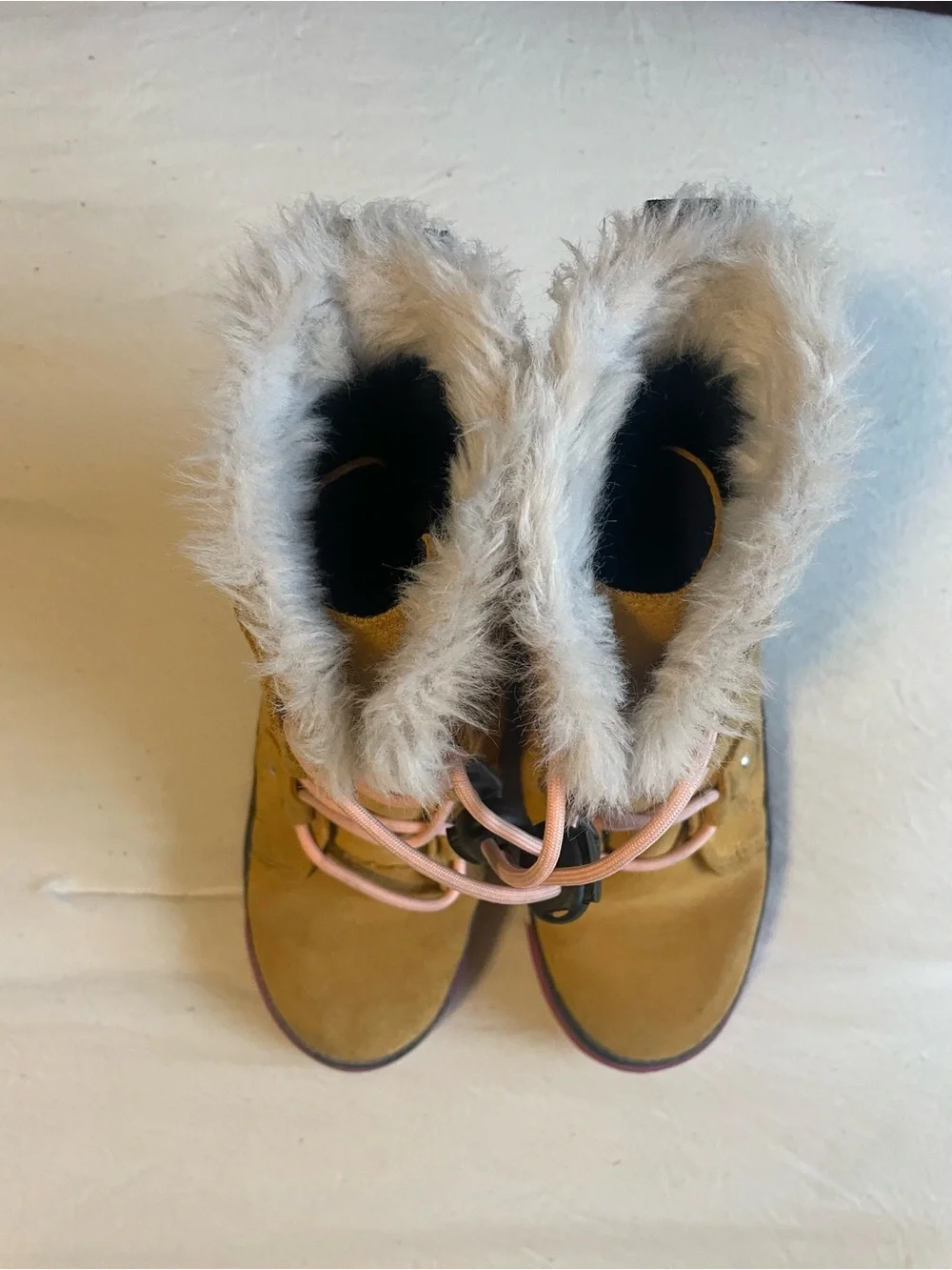 Sorel Kids Tan, Pink & Navy Waterproof Boots